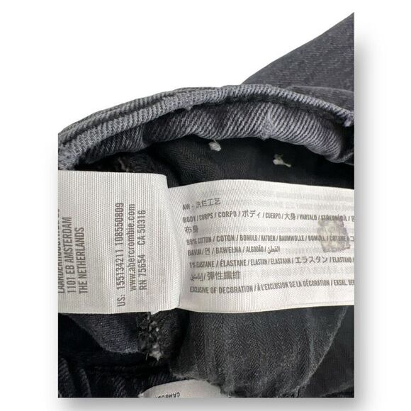 Abercrombie & Fitch The 90s Straight Ultra High Rise Curve Love 26 2R - Picture 4 of 5